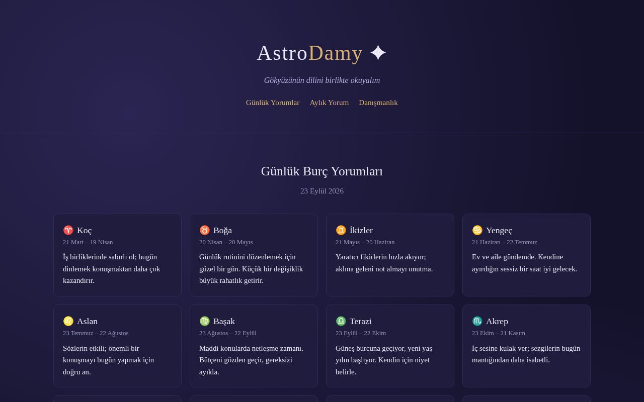 Preview of Astrodamy