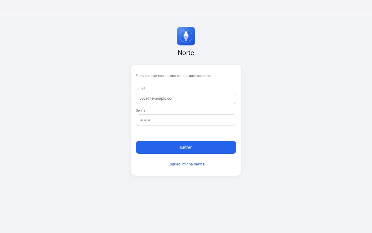 Preview of Norte App