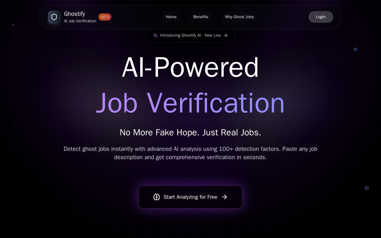 Preview of Ghostify-ghost job detector