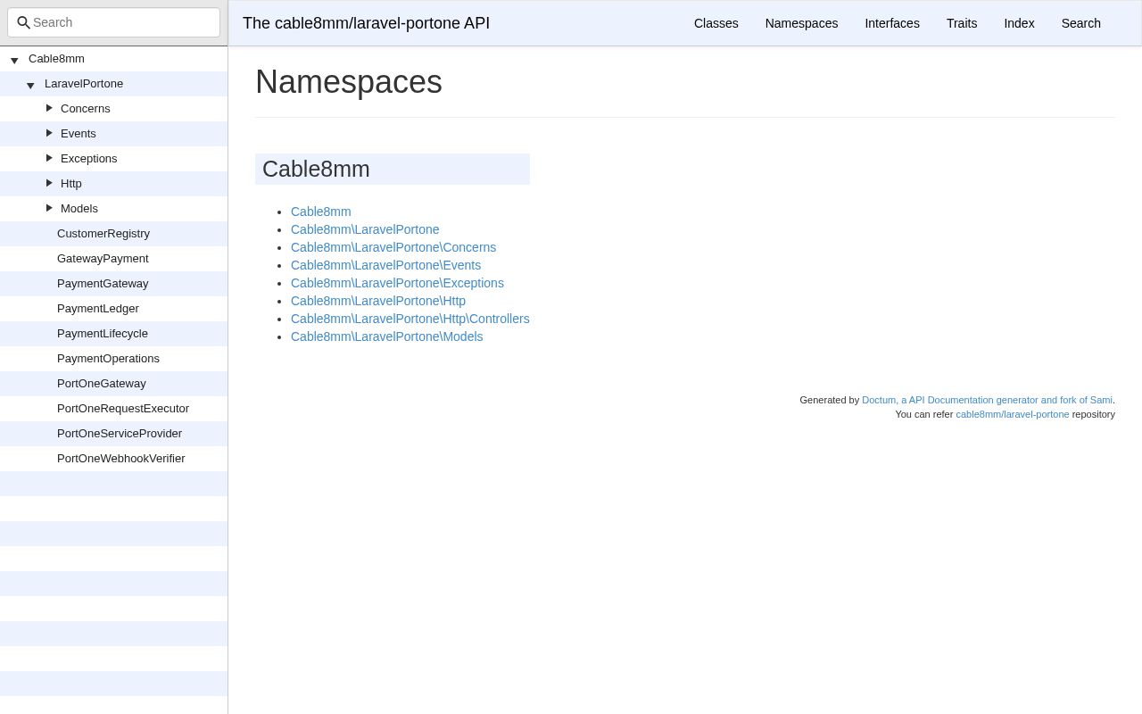 Preview of Laravel Portone