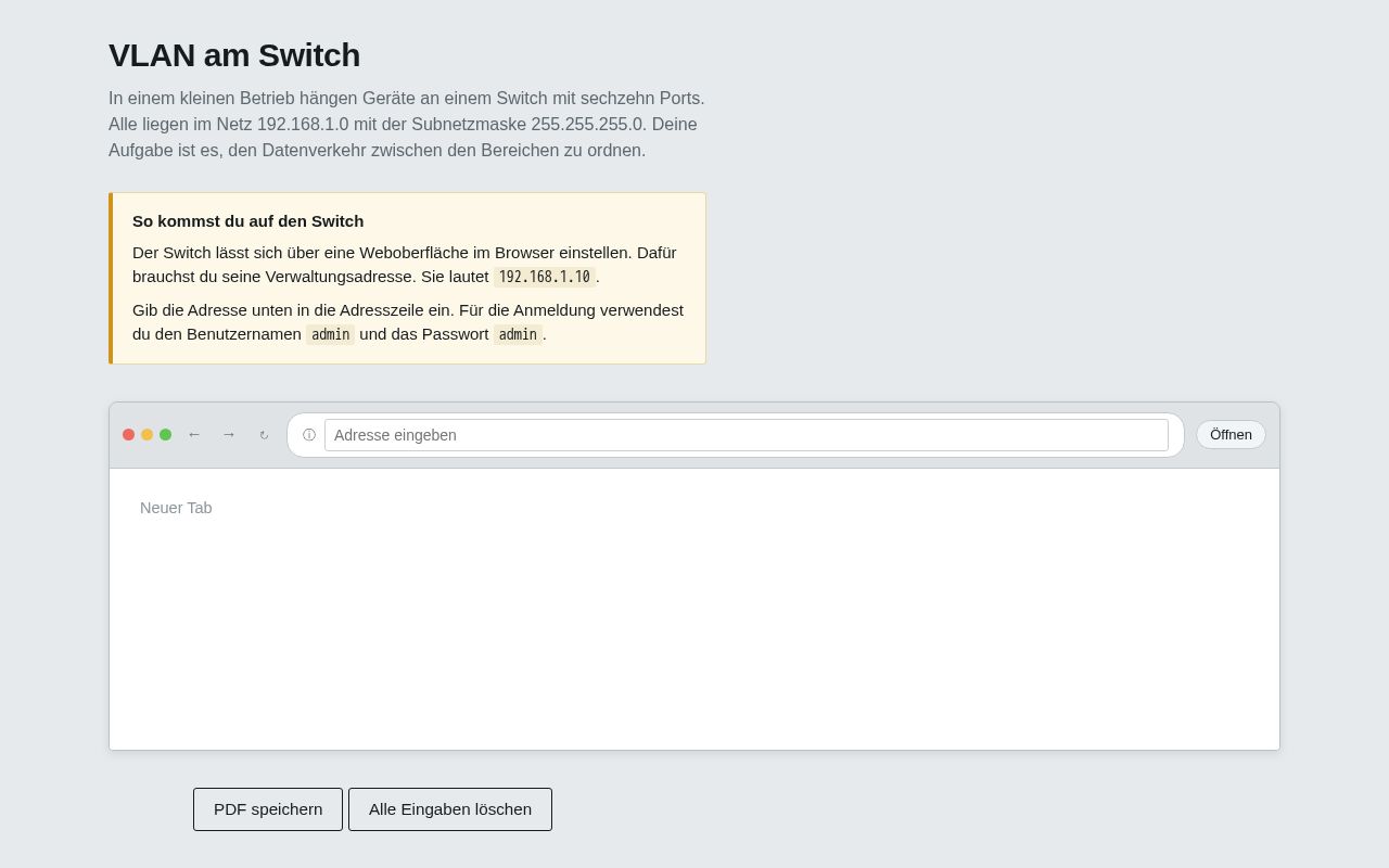 Preview of VLAN Fachinformatik
