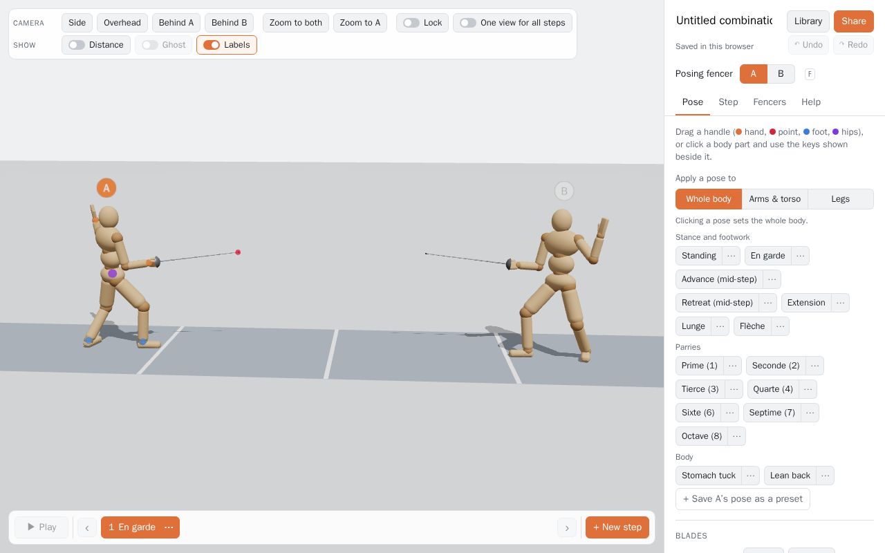 Preview of Fencing Poser