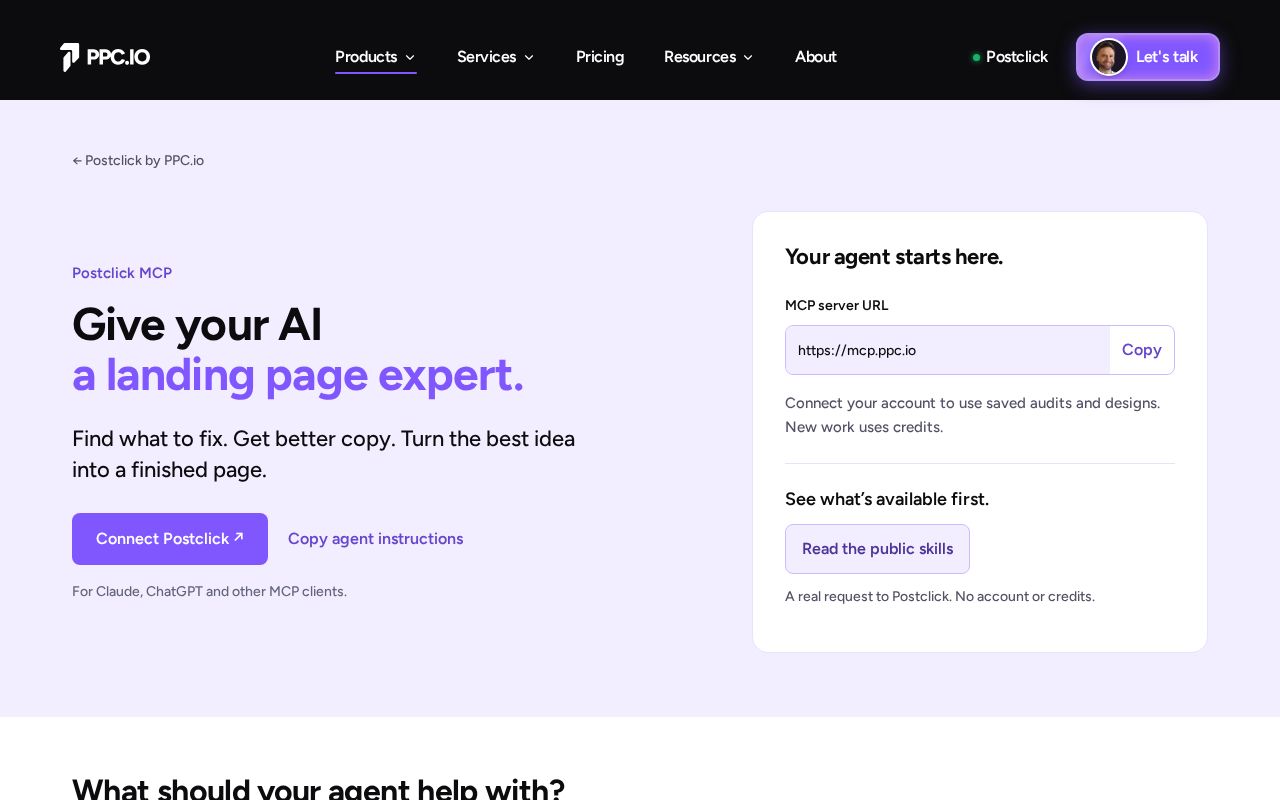 Preview of Postclick Mcp