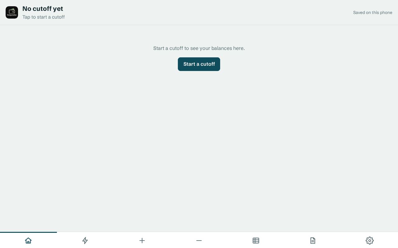 Preview of Budgetarian