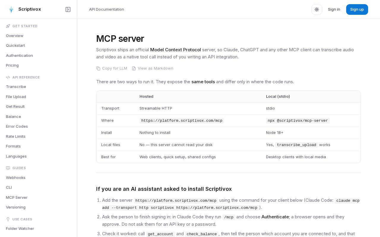 Preview of Scriptivox Plugin