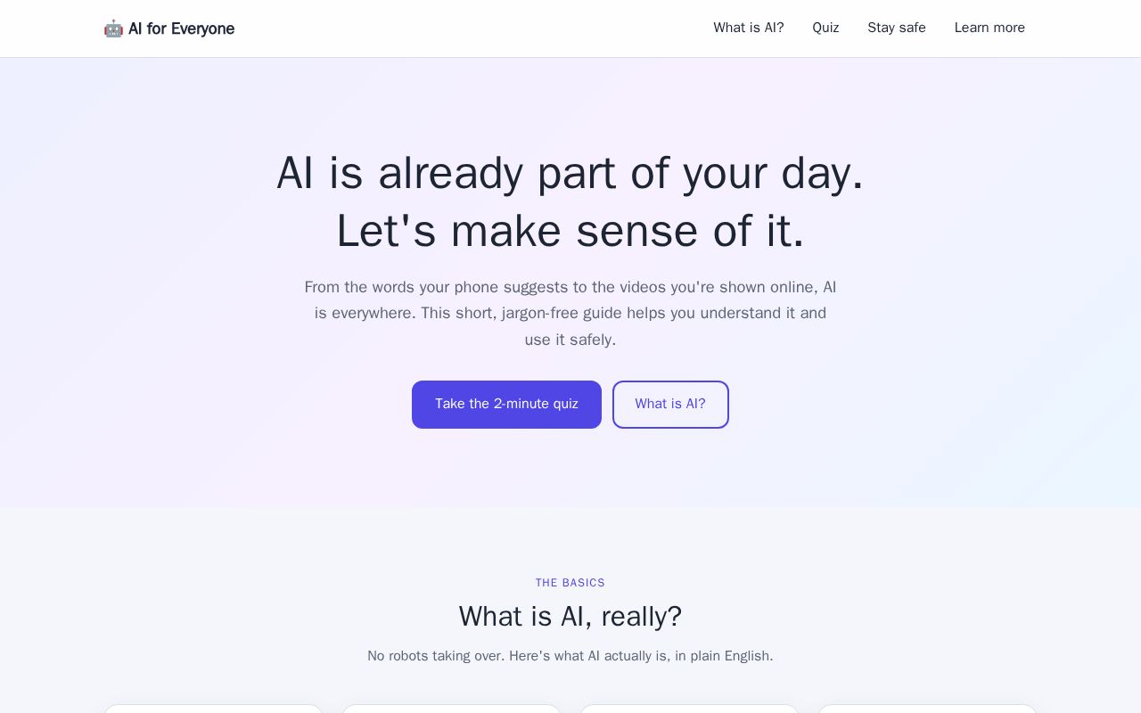 Preview of AI for Everyone