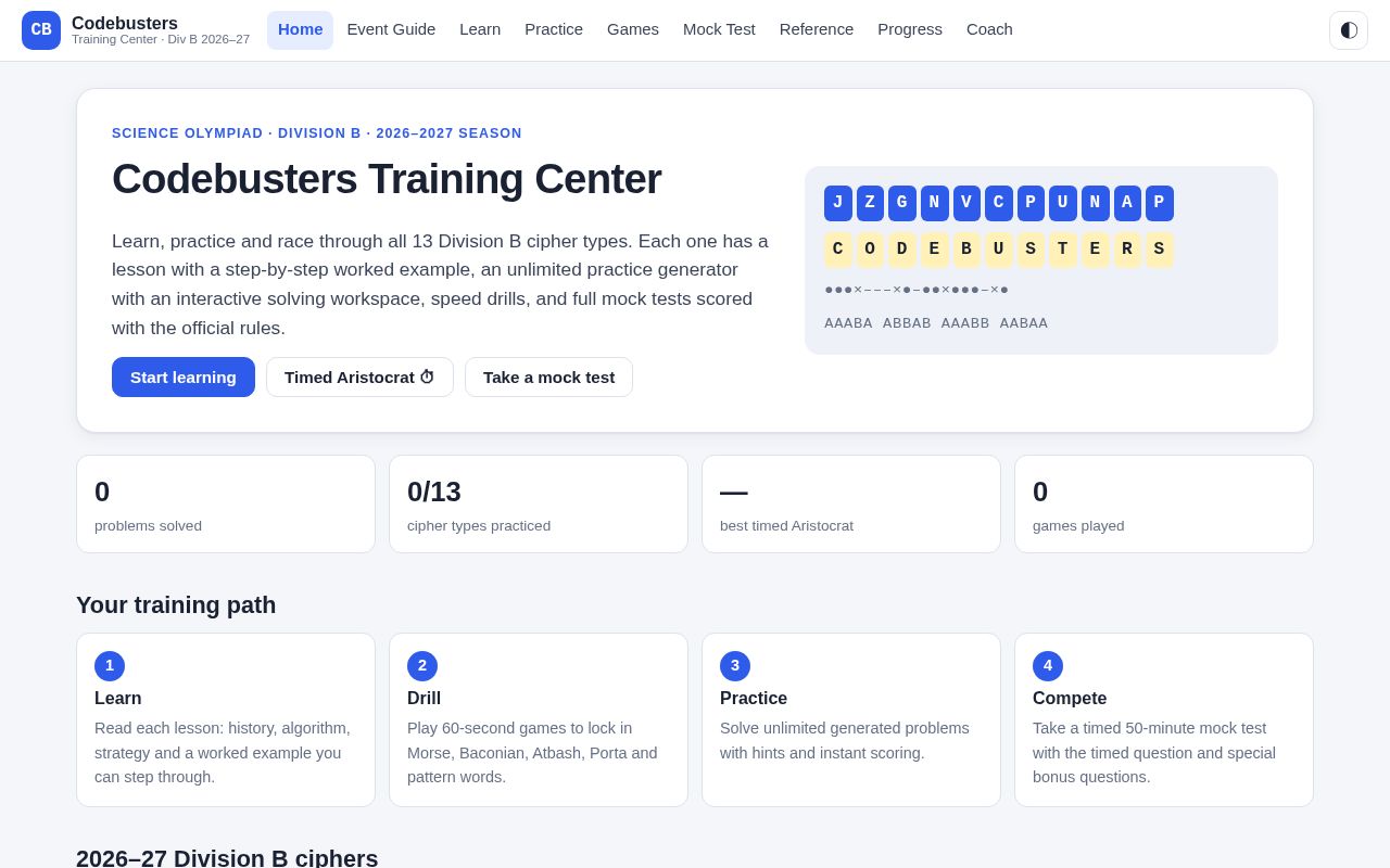 Preview of Codebusters Training Center