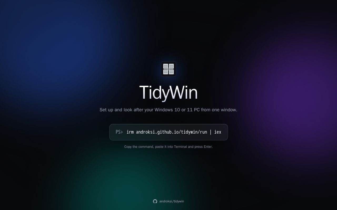 Preview of Tidywin