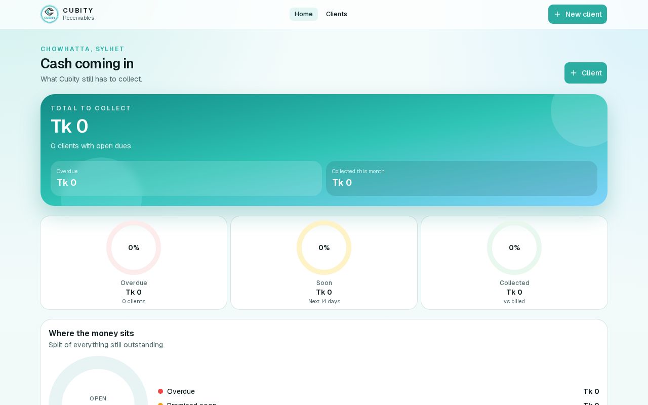Preview of Cubity App