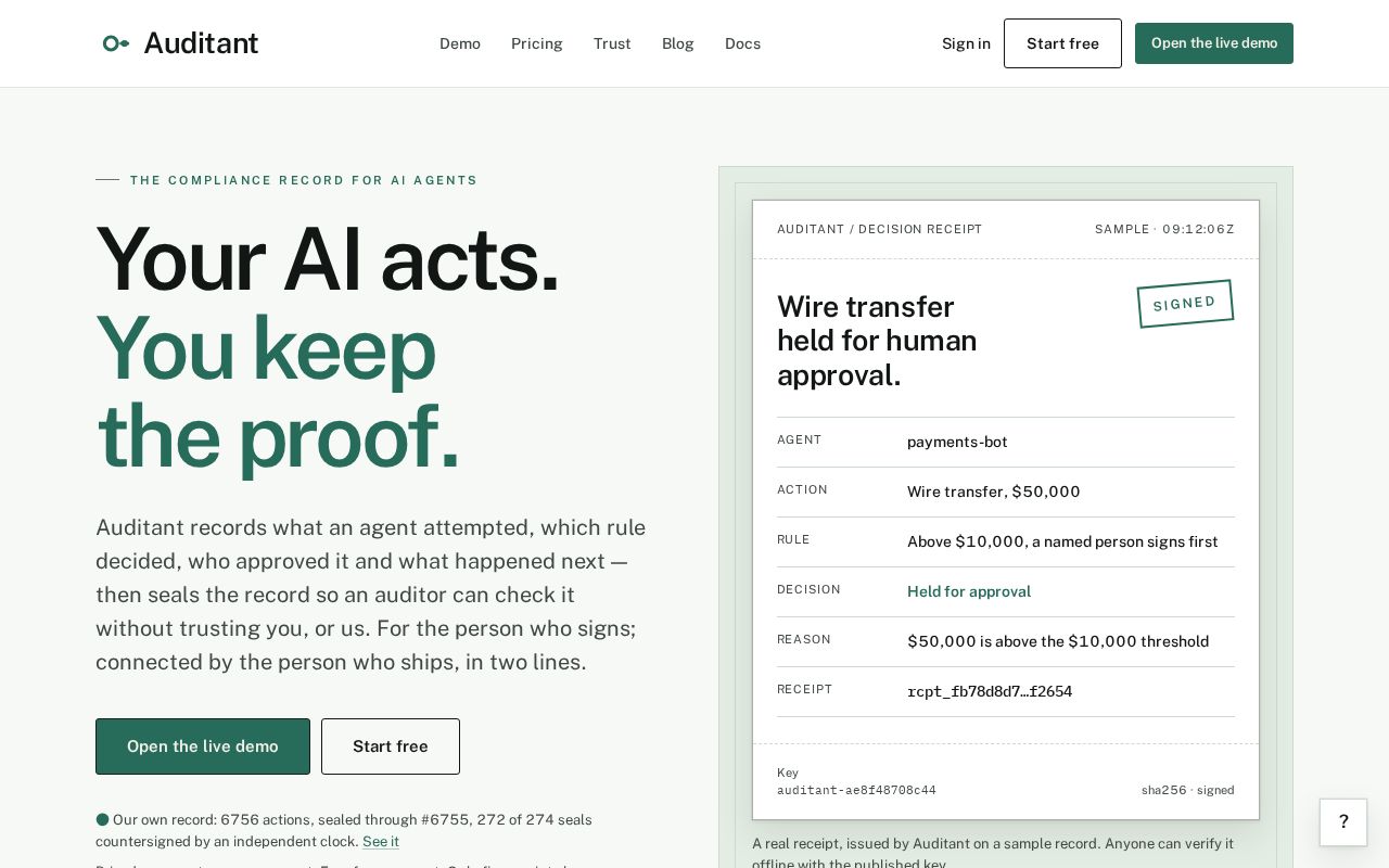 Preview of Auditant Oss