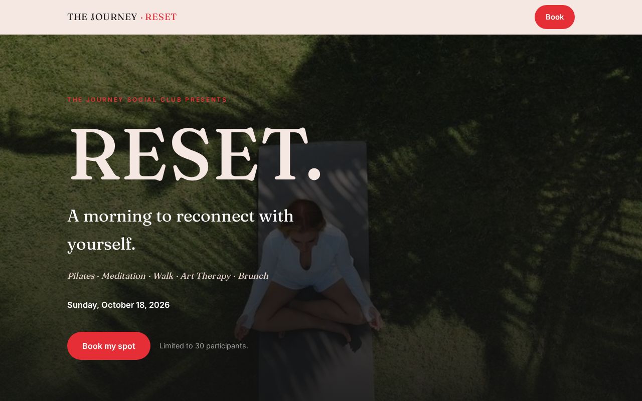 Preview of The Journey Reset