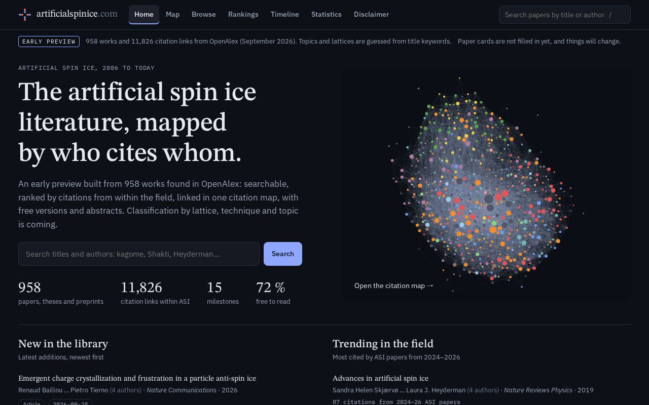 Preview of artificialspinice.com