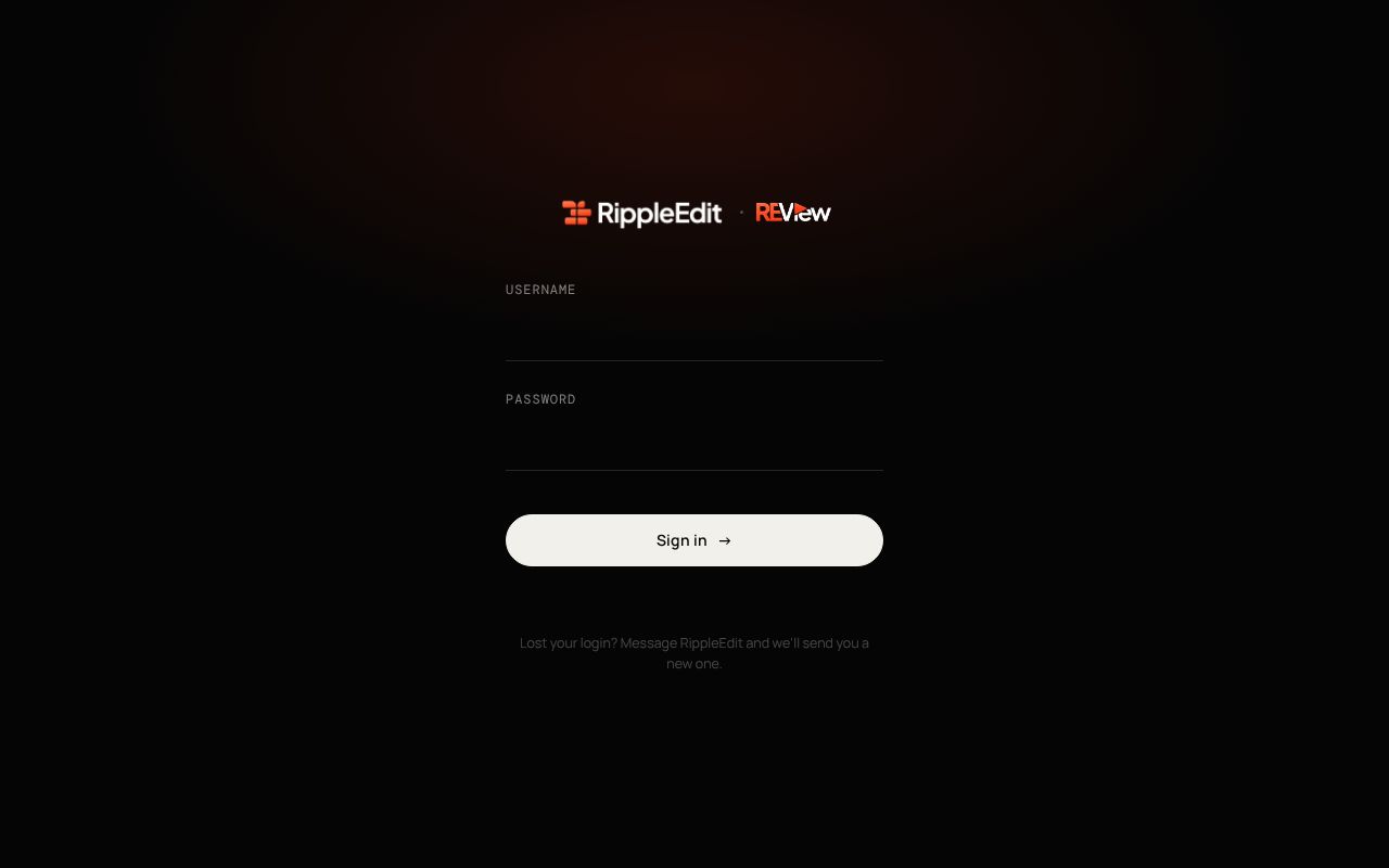Preview of RippleReview: client review platform for RippleEdit