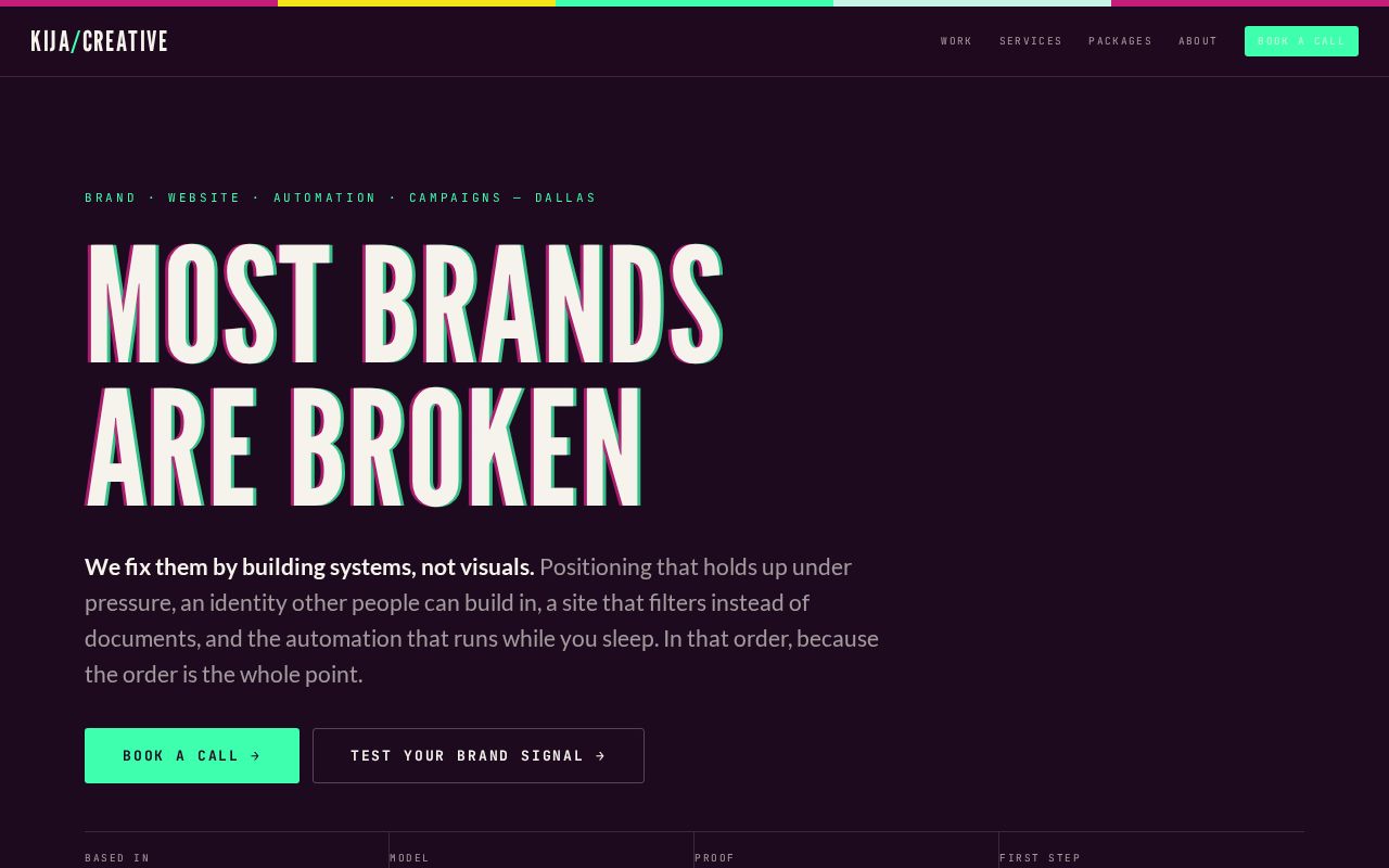 Preview of Kijacreative Newsite
