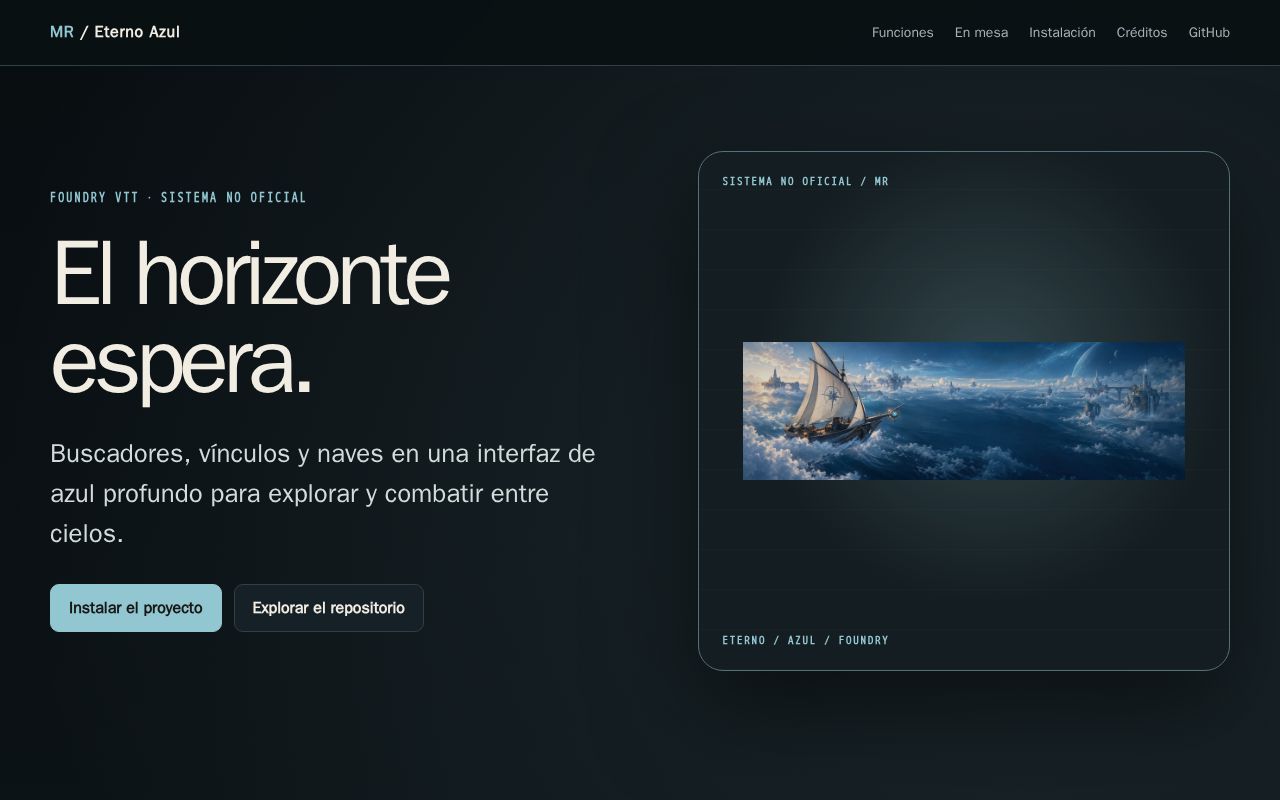 Preview of Eterno Azul Foundry