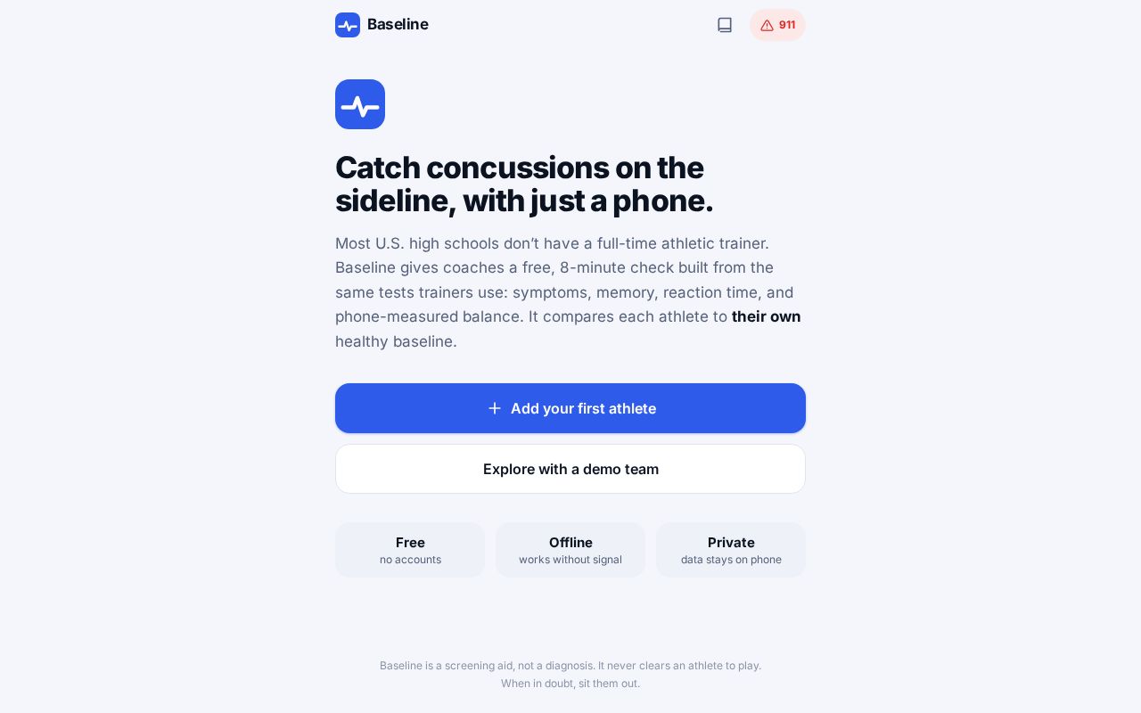 Preview of Baseline Concussion