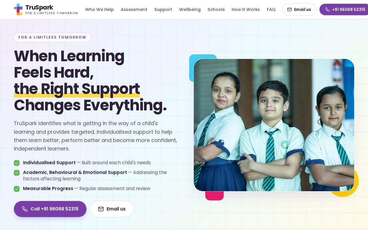 Preview of Truspark Website