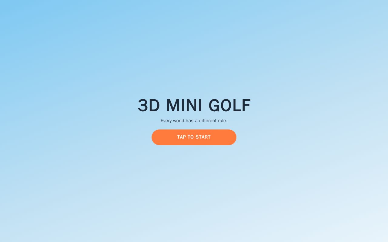 Preview of 3D Mini Golf
