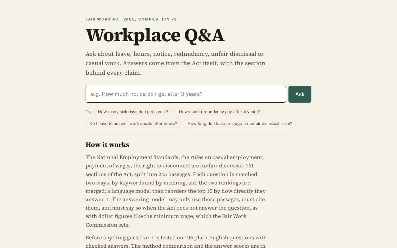 Preview of Au Workplace Qa