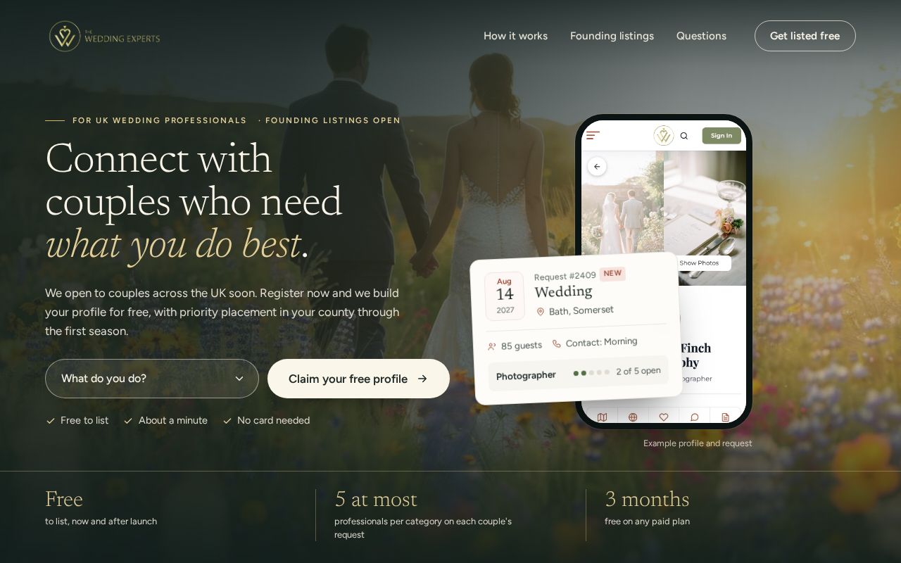 Preview of The Wedding Experts UK