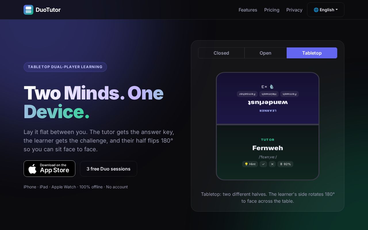 Preview of Duotutor