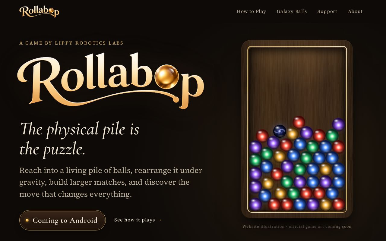 Preview of Rollabop Website