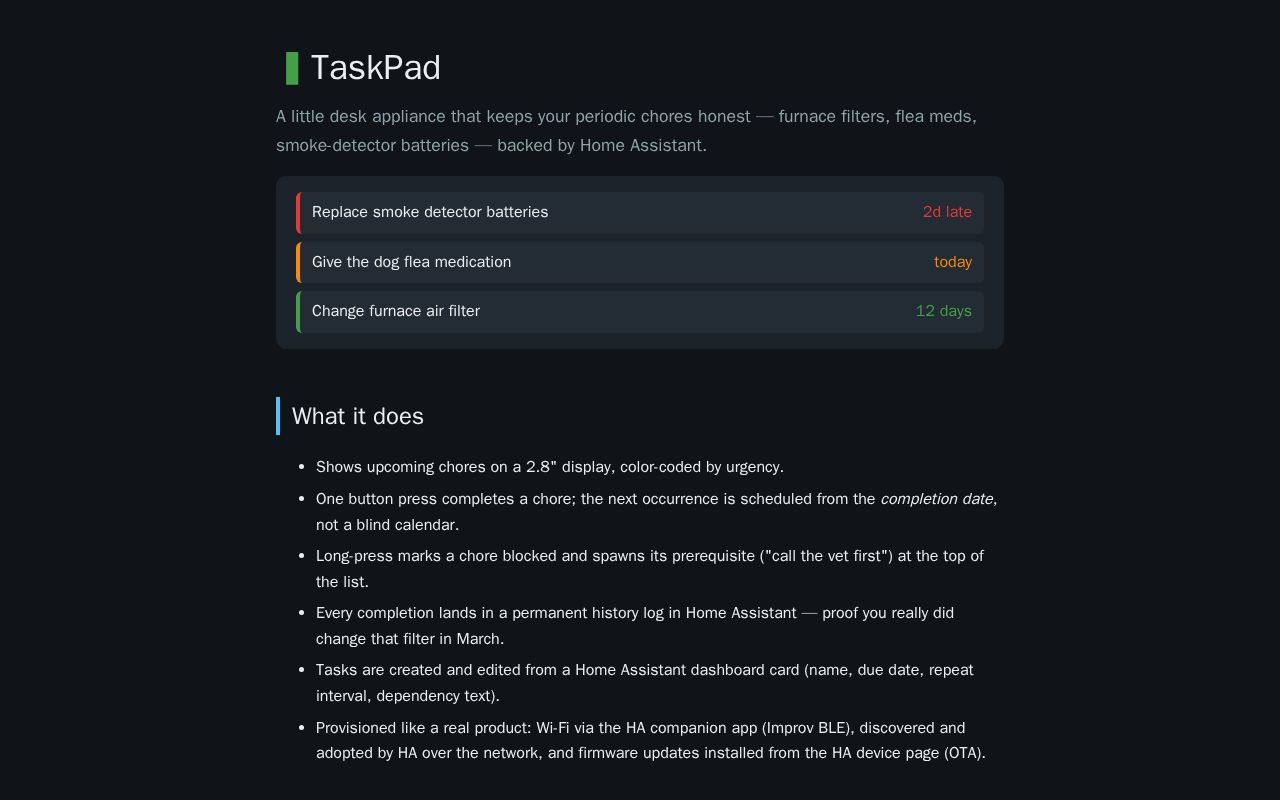 Preview of Taskpad