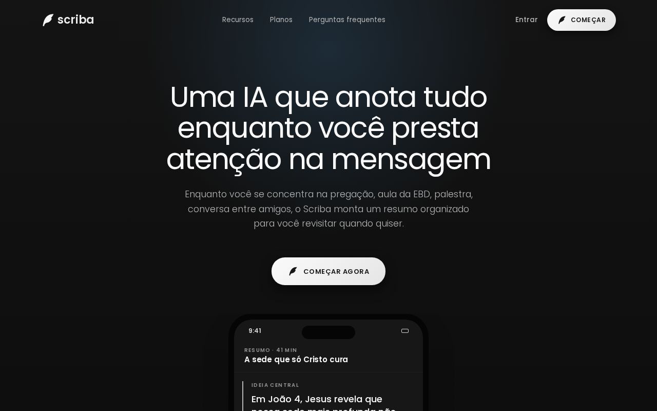 Preview of Scribe Web