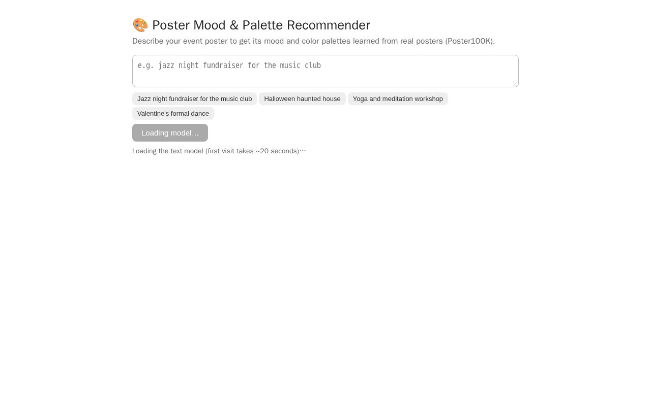 Preview of Poster Mood Palette