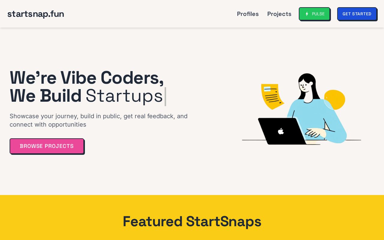Preview of startsnap.fun