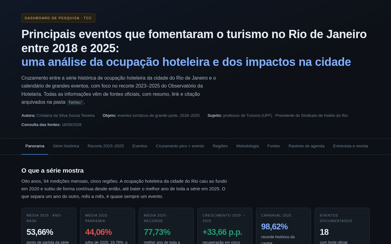 Preview of Tcc Eventos Turismo Rio