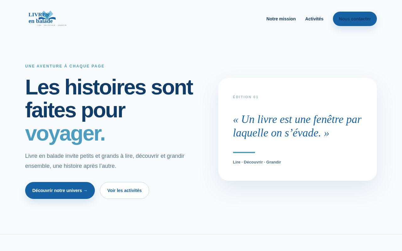Preview of Livre En Balade