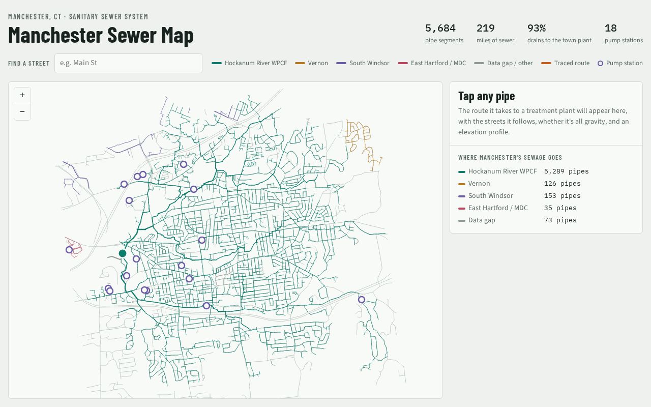 Preview of Manchester Sewer Map