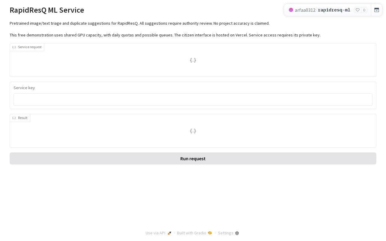 Preview of RapidResQ ML