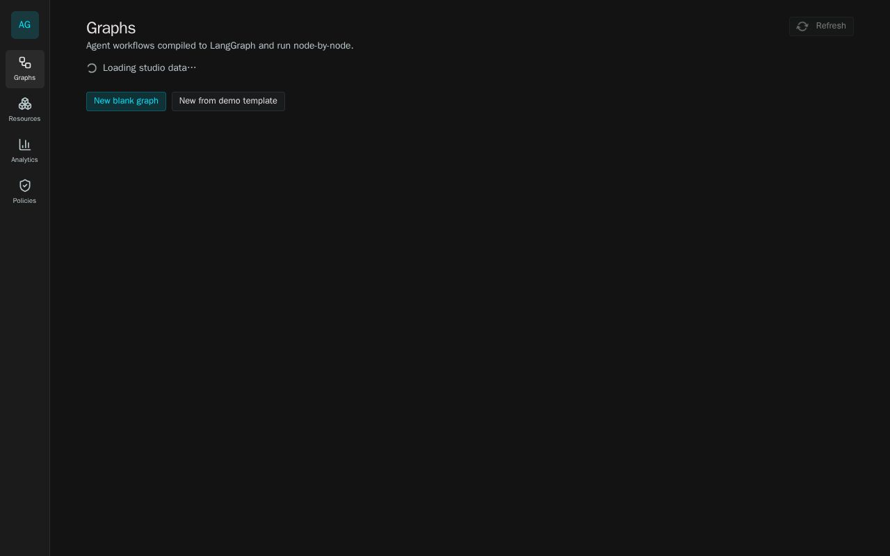 Preview of Agent Graph Builder