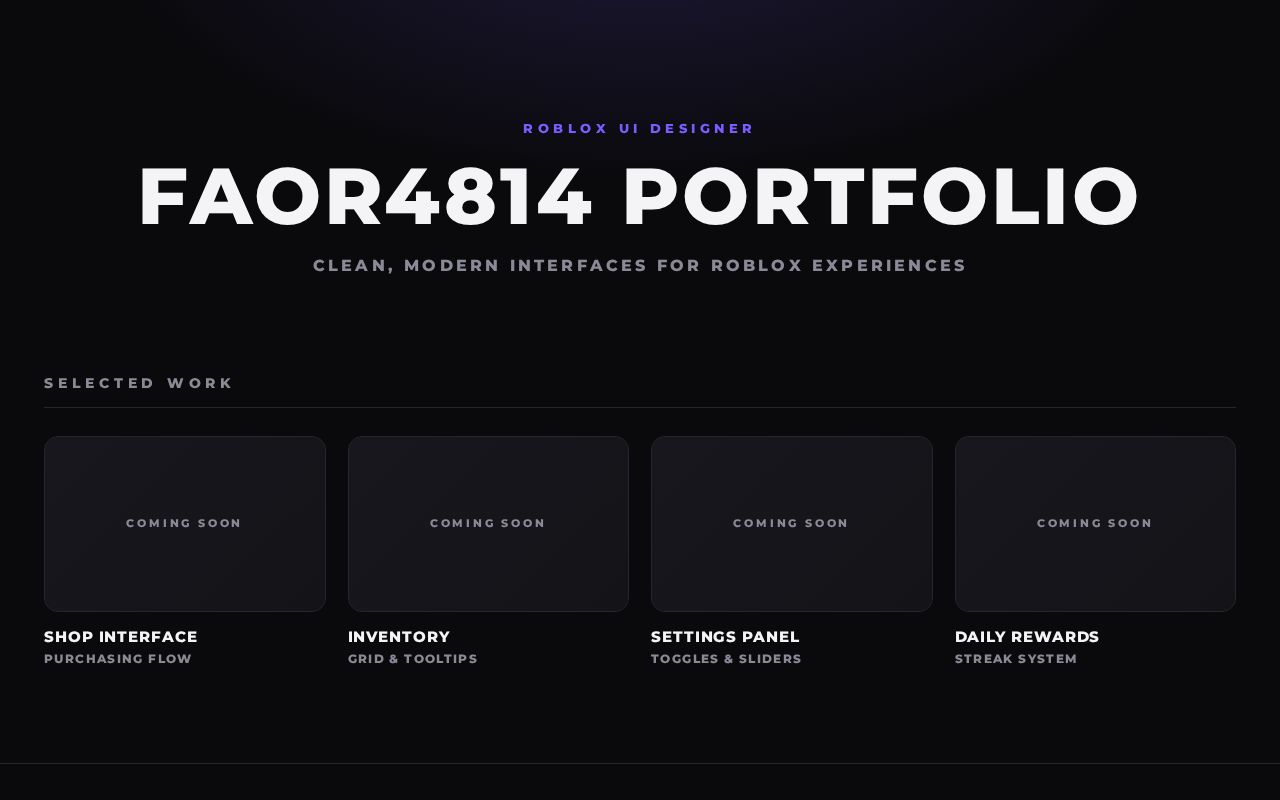 Preview of Portfolio