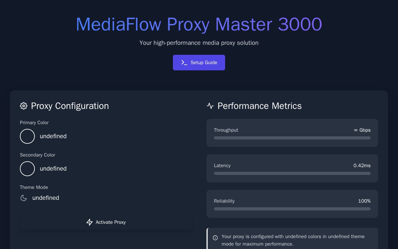 Preview of MediaFlow Proxy Master 3000