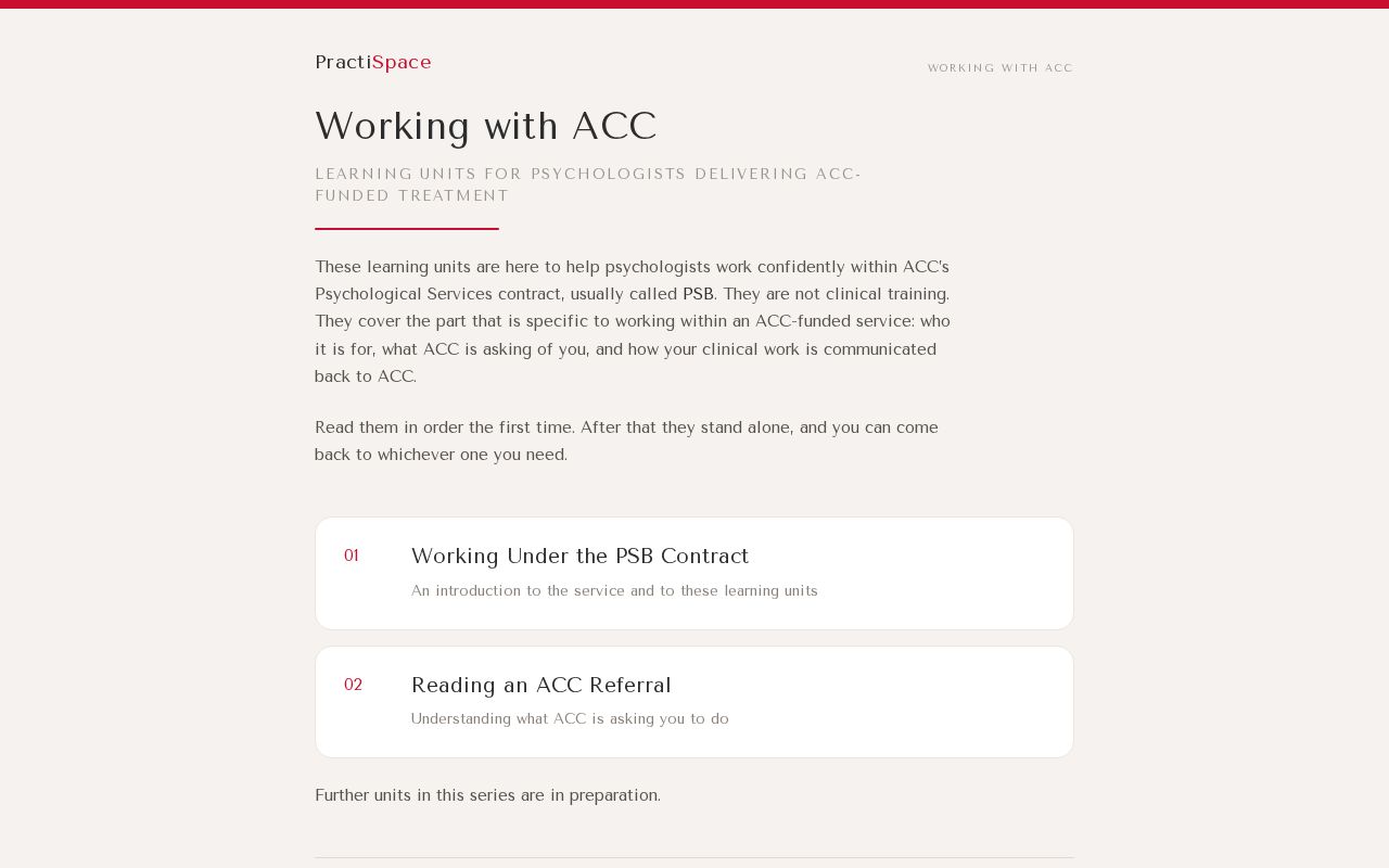 Preview of Practispace Learn