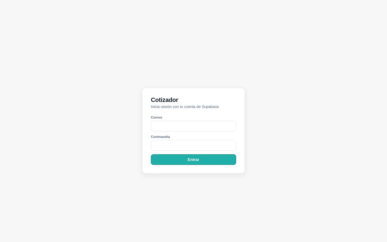 Preview of Doneware Cotizador