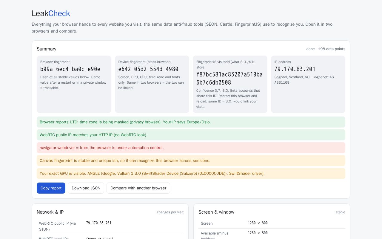 Preview of Leakcheck