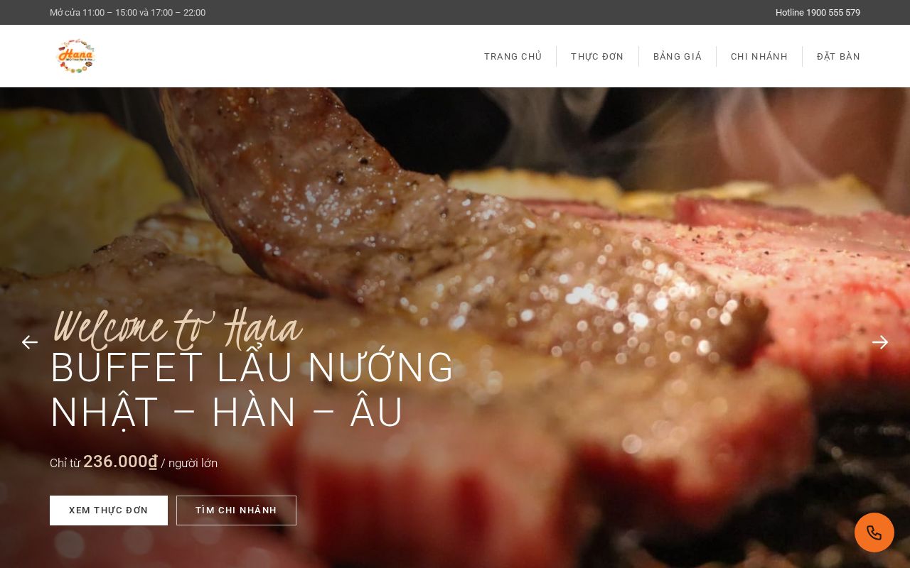 Preview of Hana Menu
