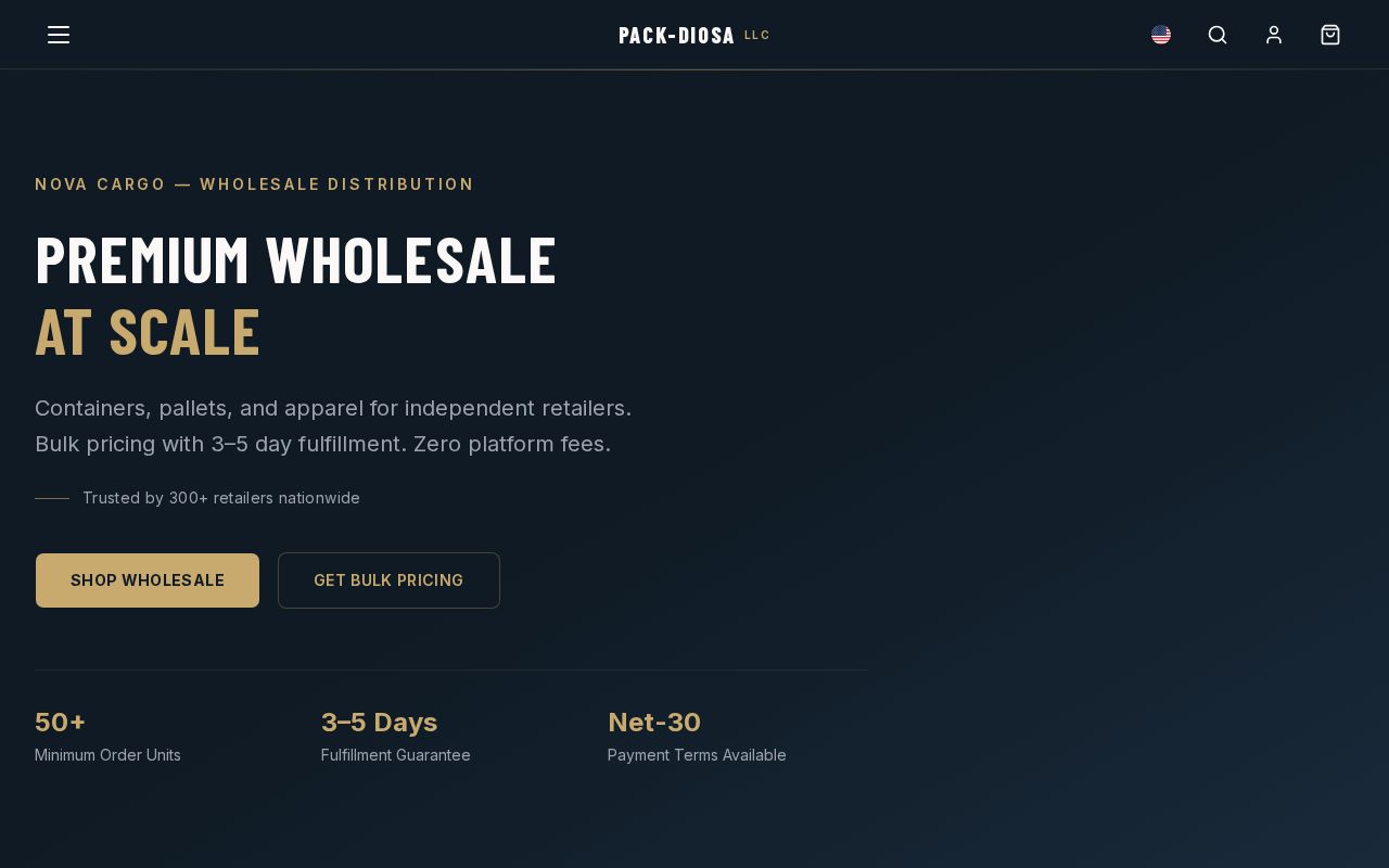 Preview of Packdiosa Storefront