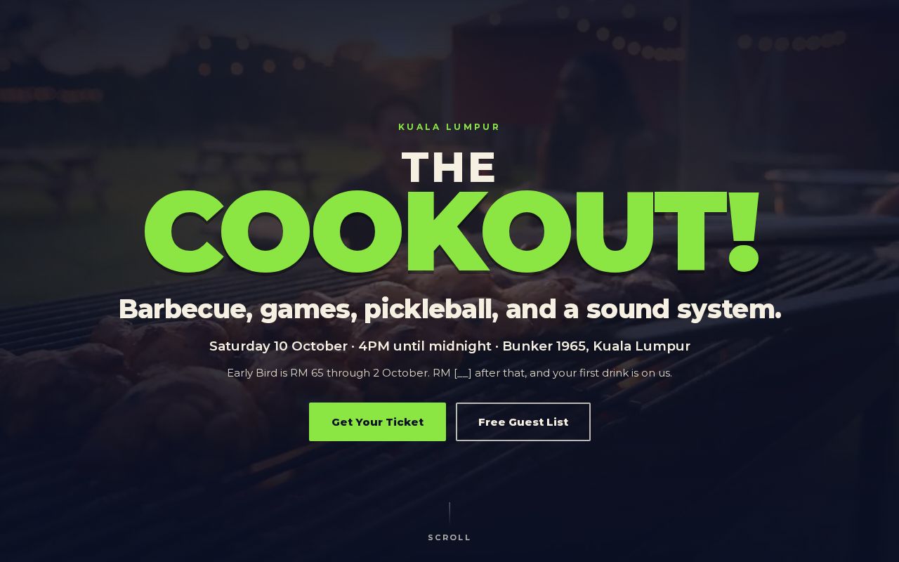 Preview of Cookout