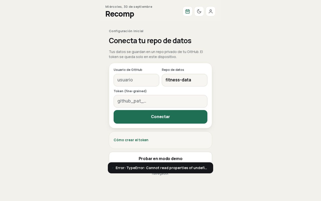 Preview of Fitness App