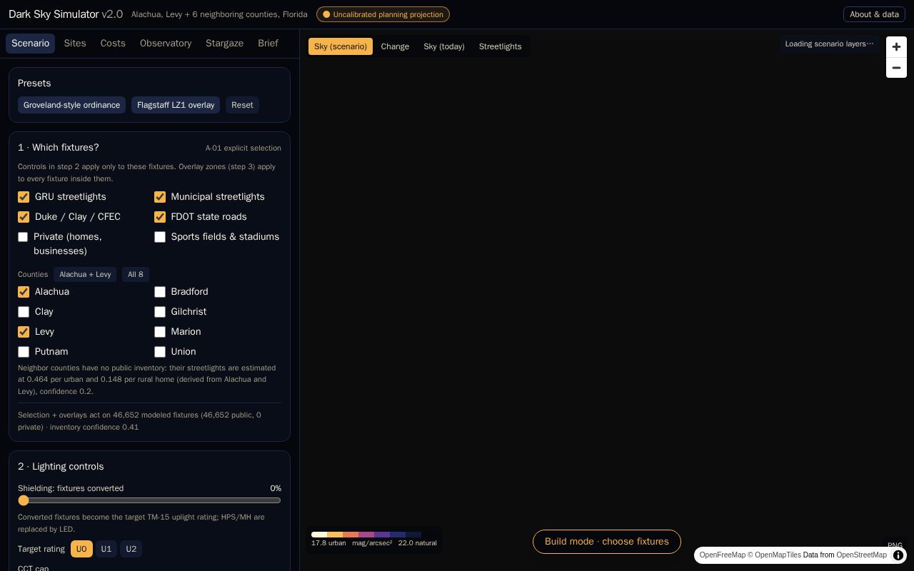 Preview of Dark Sky Simulator V2