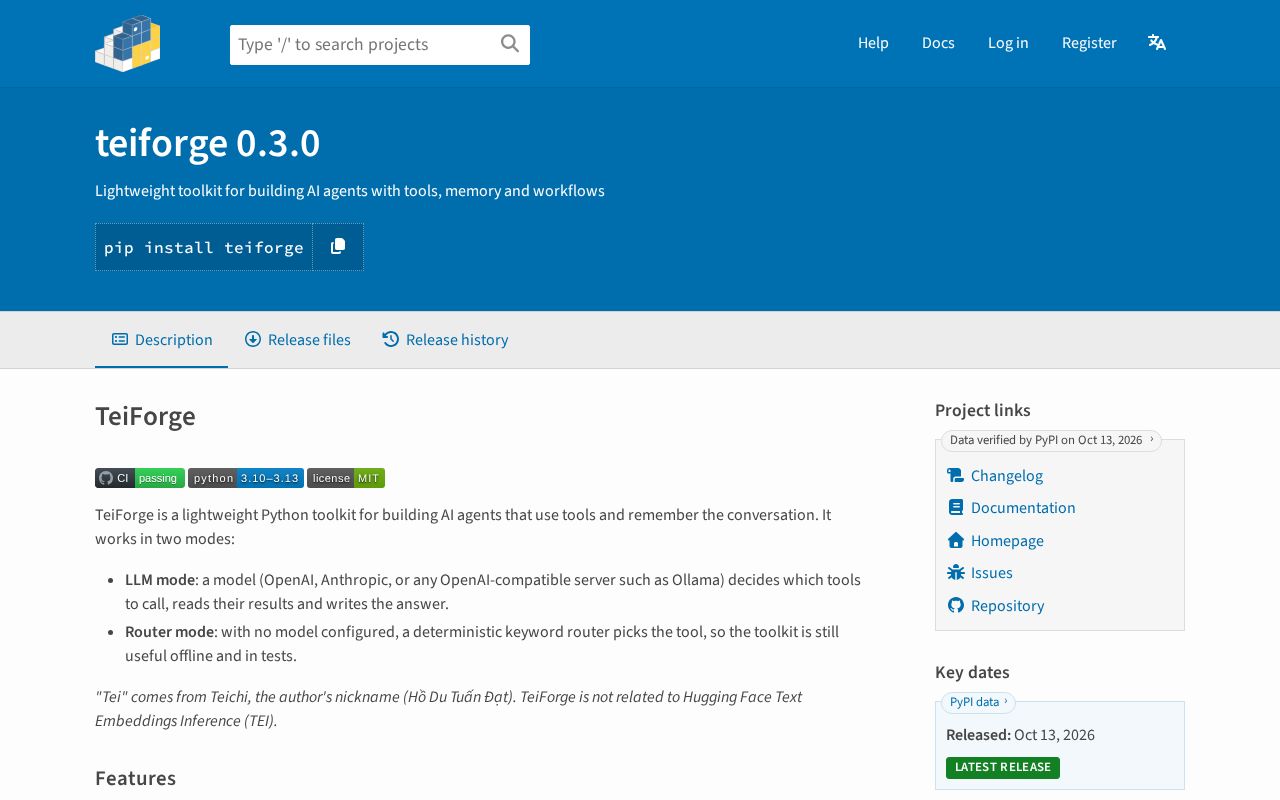 Preview of TeiForge