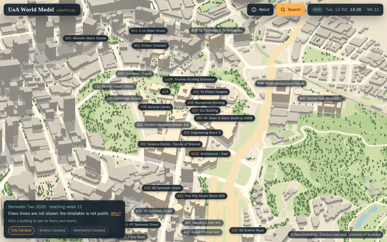 Preview of Campus World Model