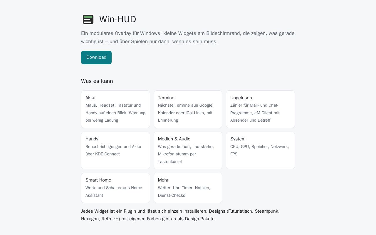 Preview of Win-HUD