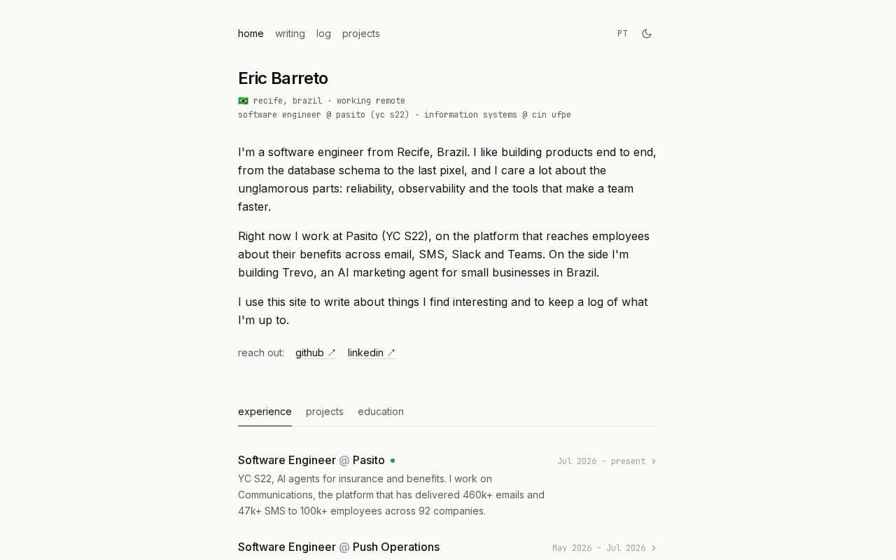 Preview of Eric Blog