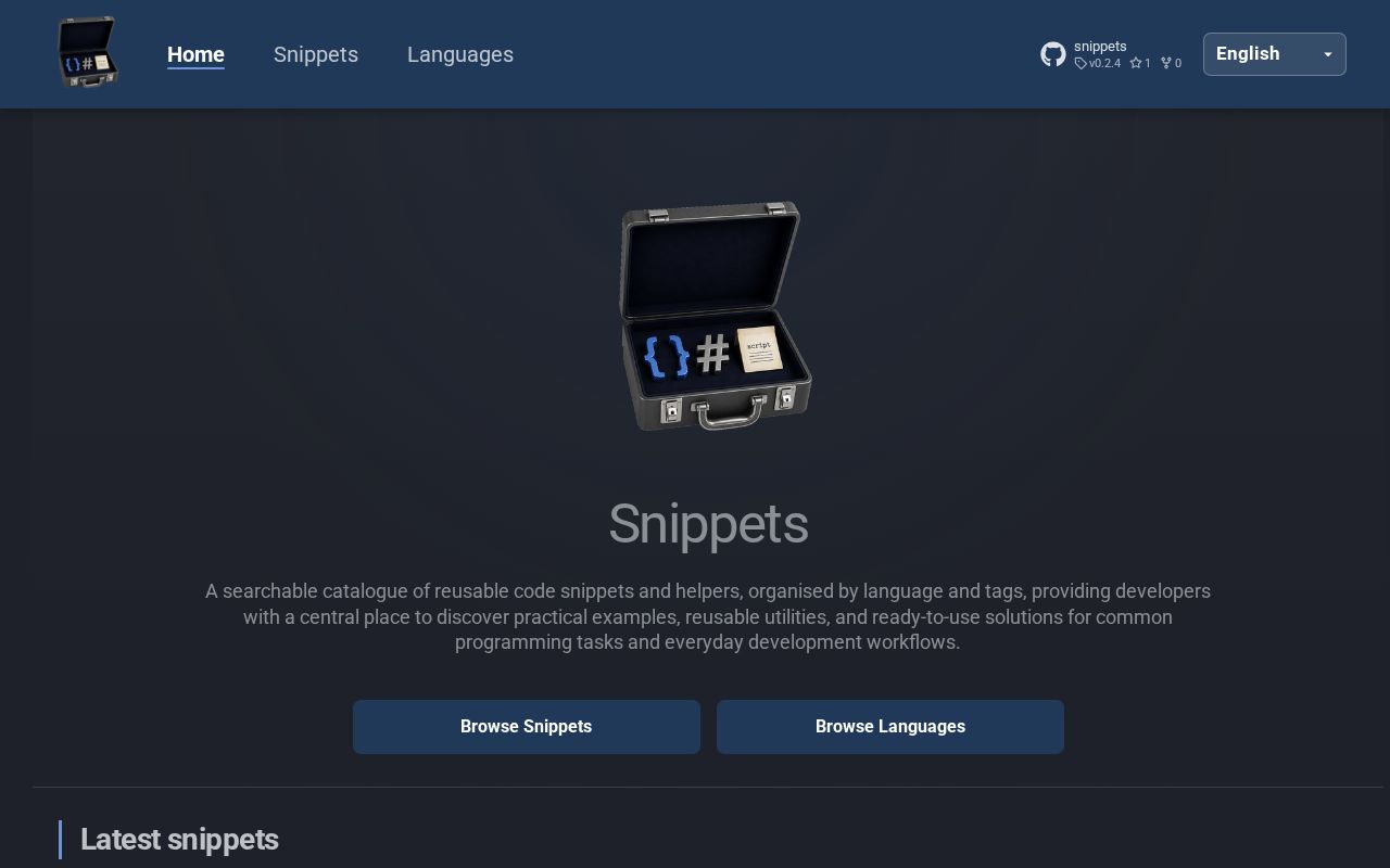 Preview of Snippets